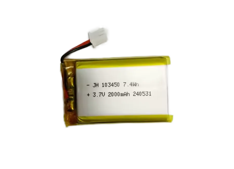 Li-ion baterija Jhxny 103450 (2000mAh, 3.7V) – su ZHR-2 jungtimi